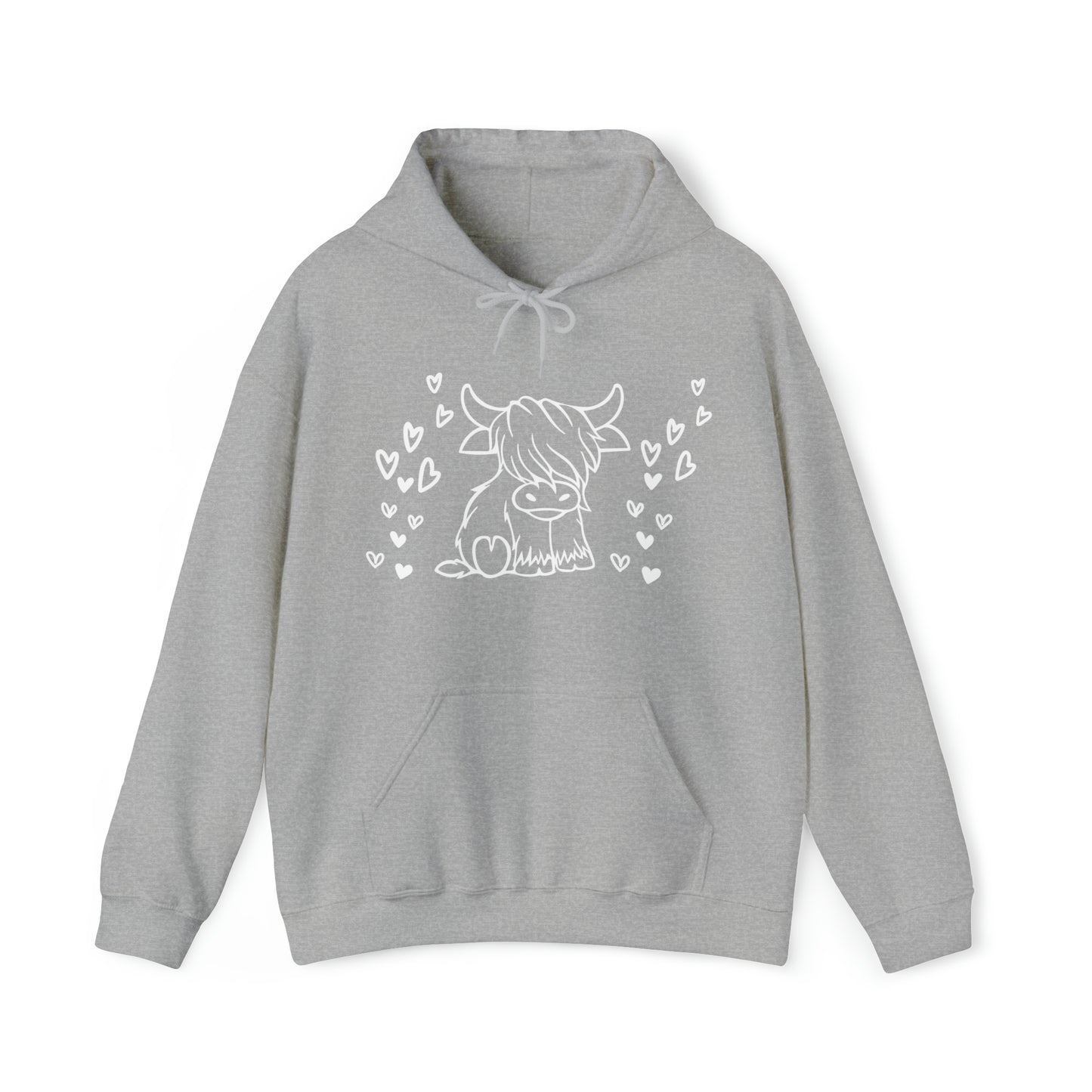 Highland Cow Love Hoodie