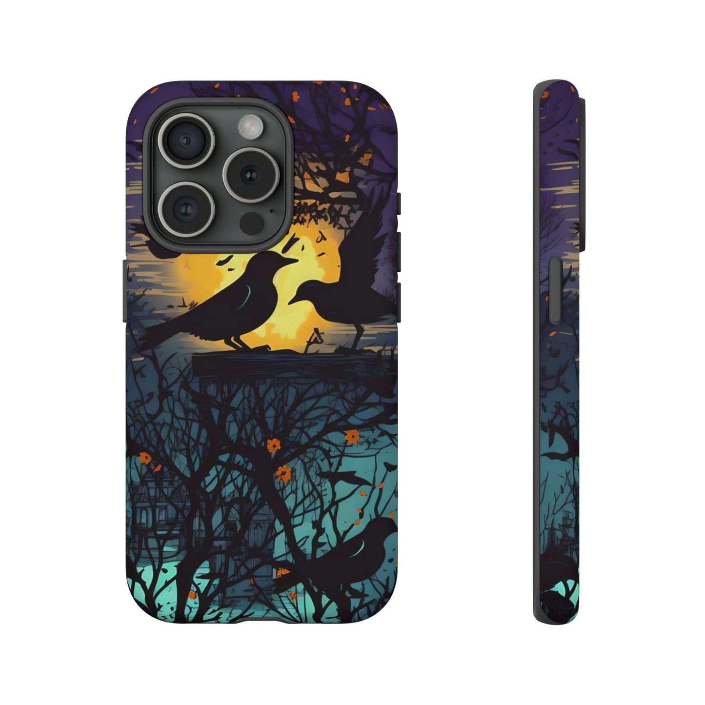 Raven's Reverie Protective Phone Tough Cases for Apple iPhone, Samsung Galaxy, or Google Pixel