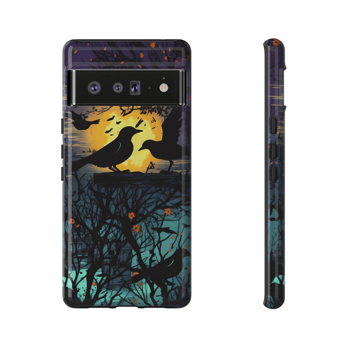 Raven's Reverie Protective Phone Tough Cases for Apple iPhone, Samsung Galaxy, or Google Pixel