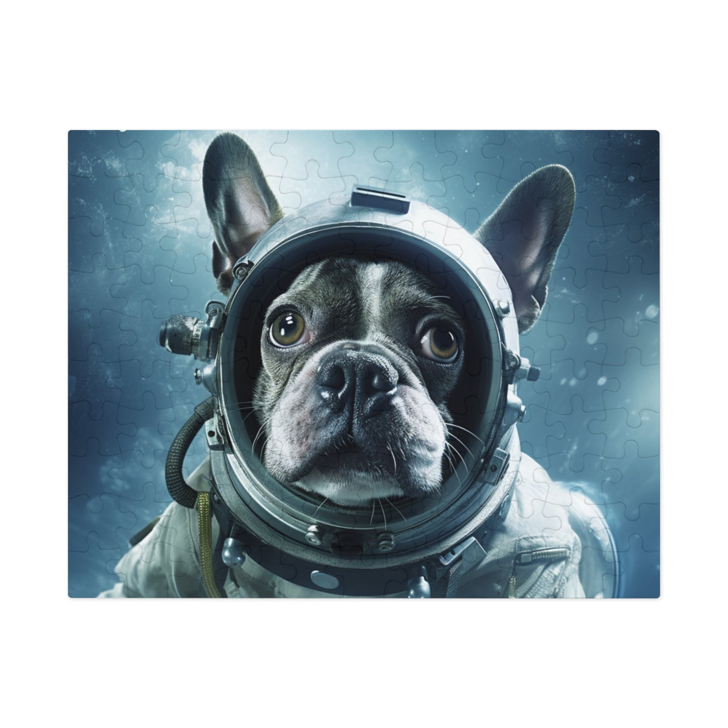 Pug Space Walk Scenic Jigsaw Puzzle Many Size Options