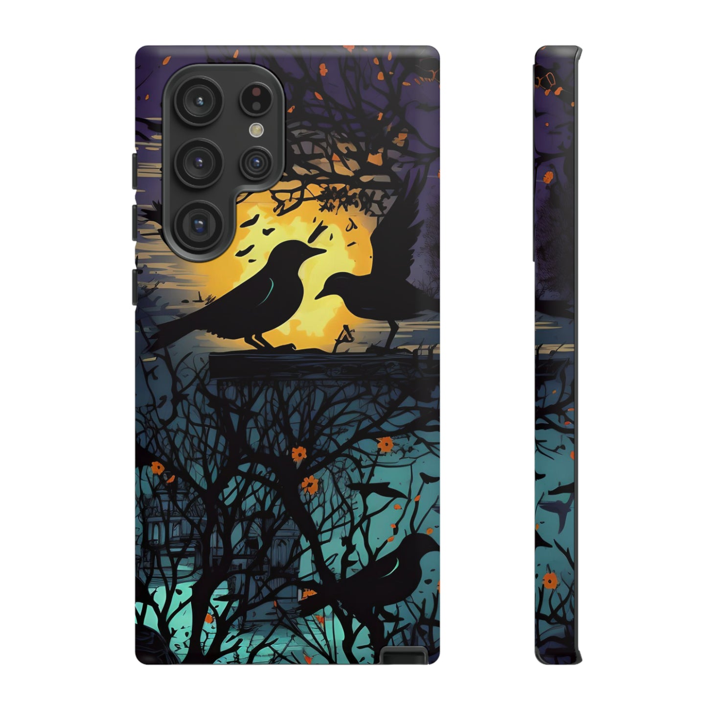 Raven's Reverie Protective Phone Tough Cases for Apple iPhone, Samsung Galaxy, or Google Pixel