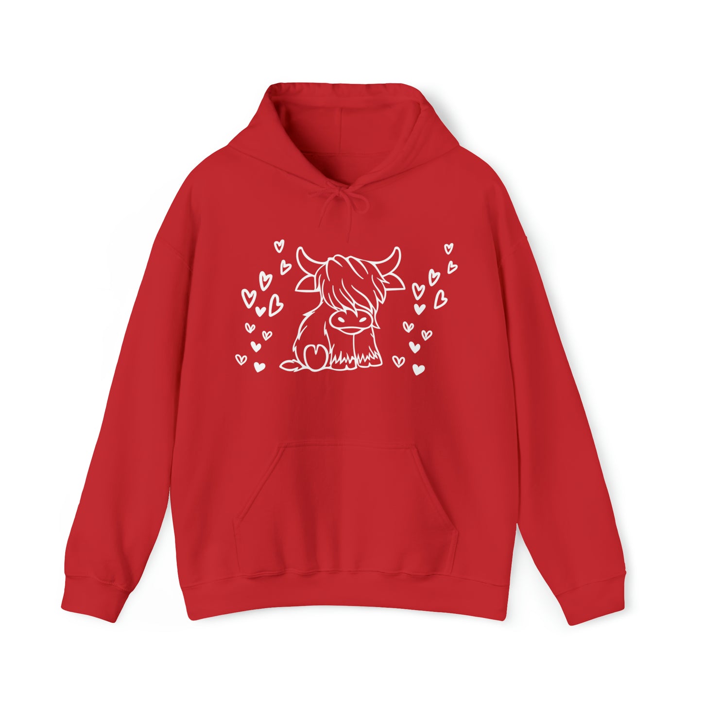 Highland Cow Love Hoodie