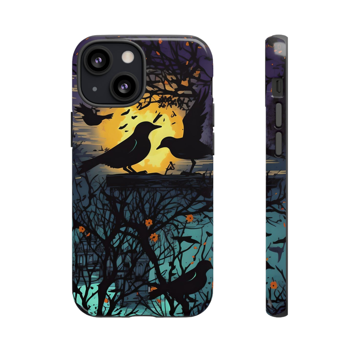 Raven's Reverie Protective Phone Tough Cases for Apple iPhone, Samsung Galaxy, or Google Pixel