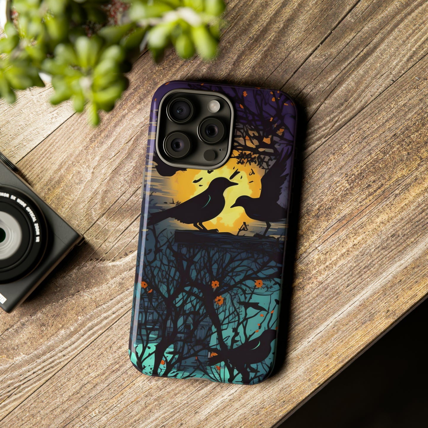 Raven's Reverie Protective Phone Tough Cases for Apple iPhone, Samsung Galaxy, or Google Pixel