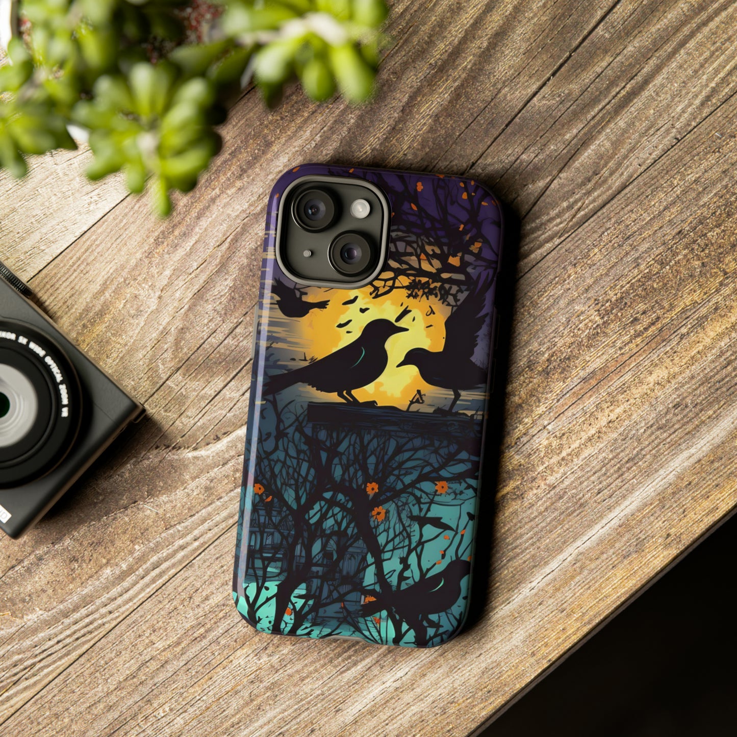 Raven's Reverie Protective Phone Tough Cases for Apple iPhone, Samsung Galaxy, or Google Pixel