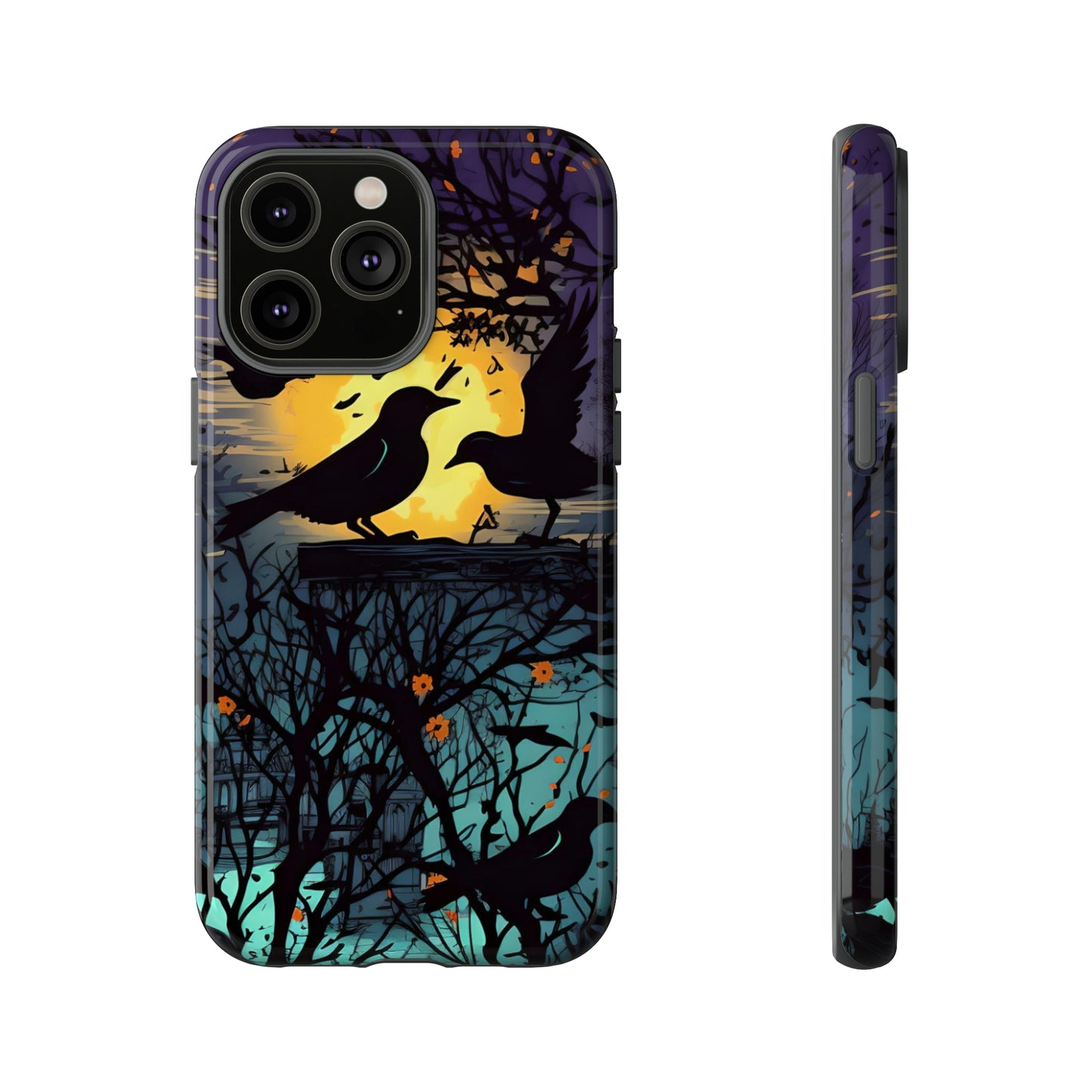 Raven's Reverie Protective Phone Tough Cases for Apple iPhone, Samsung Galaxy, or Google Pixel