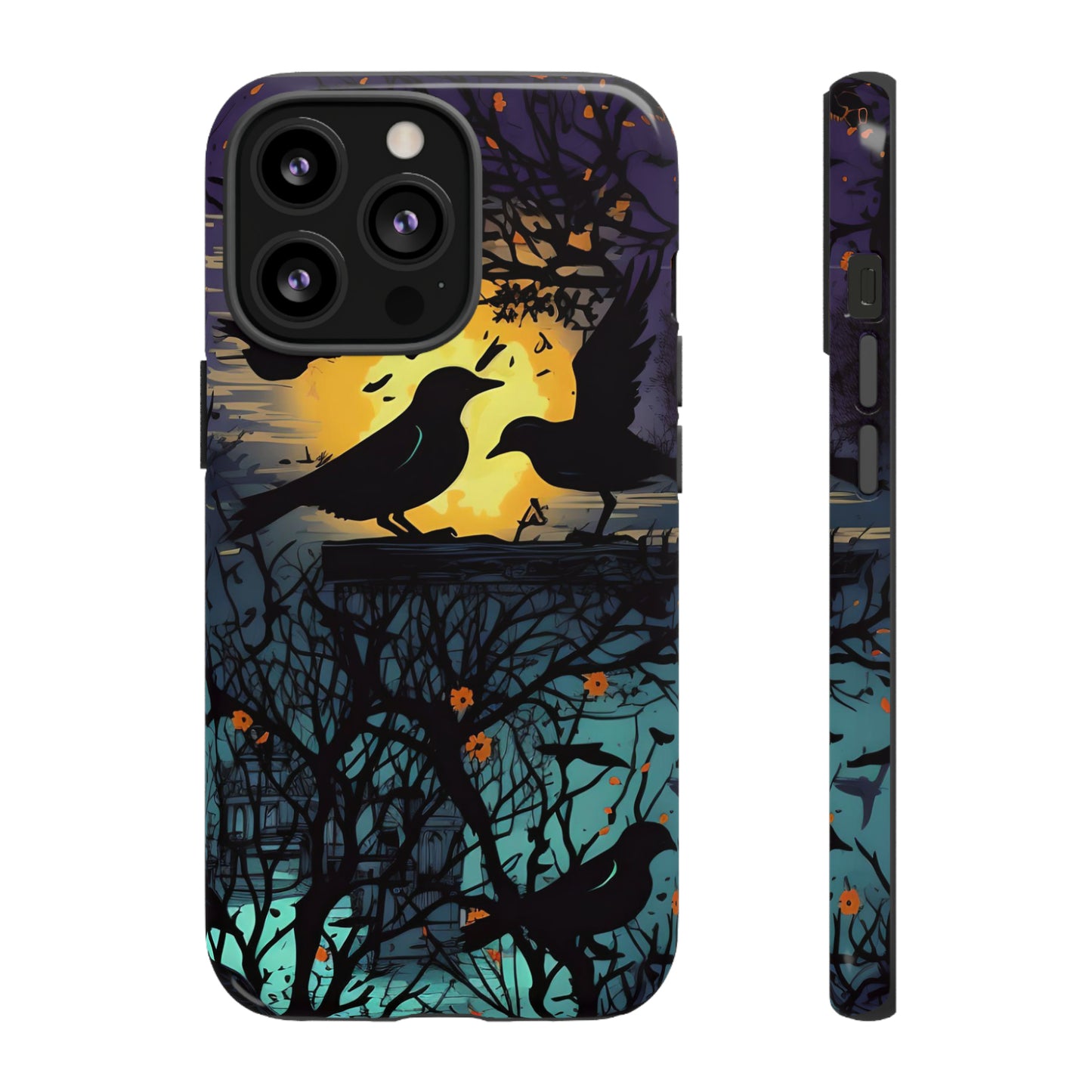 Raven's Reverie Protective Phone Tough Cases for Apple iPhone, Samsung Galaxy, or Google Pixel