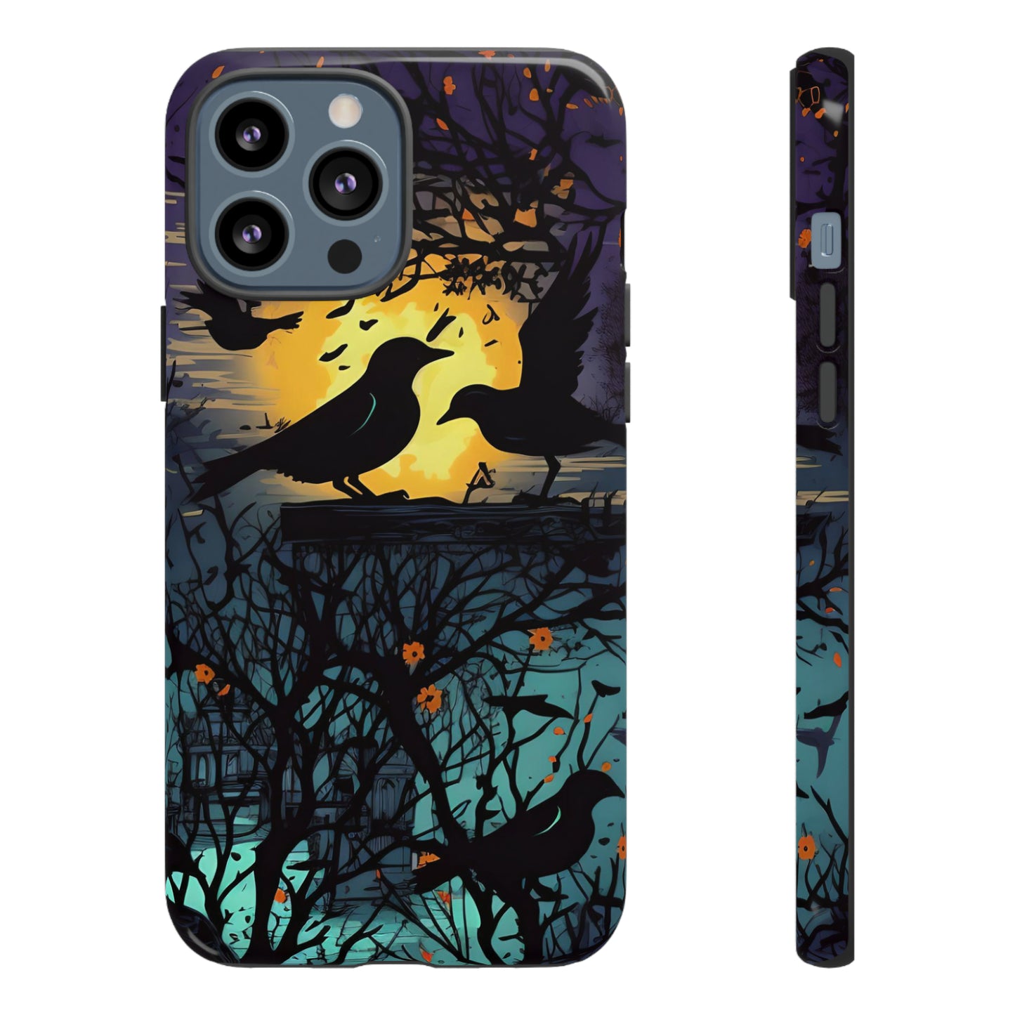 Raven's Reverie Protective Phone Tough Cases for Apple iPhone, Samsung Galaxy, or Google Pixel