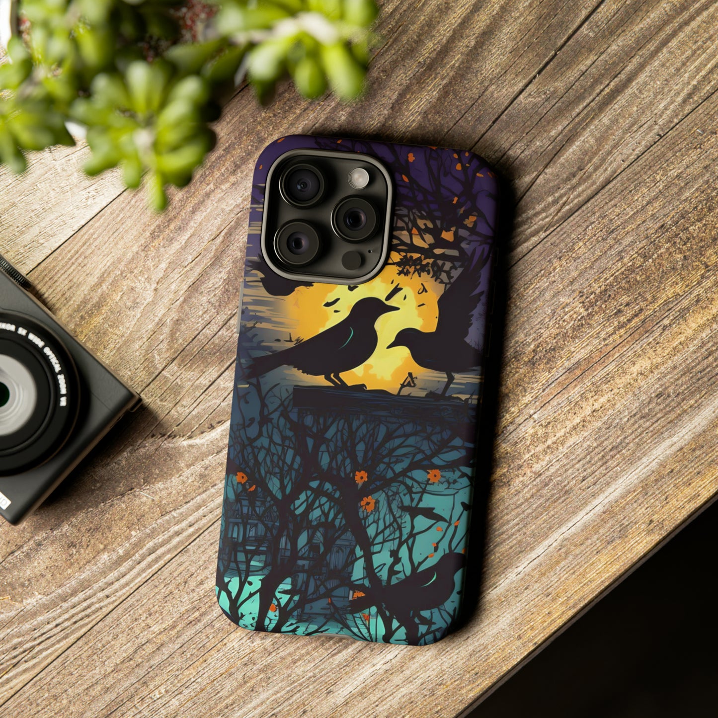 Raven's Reverie Protective Phone Tough Cases for Apple iPhone, Samsung Galaxy, or Google Pixel