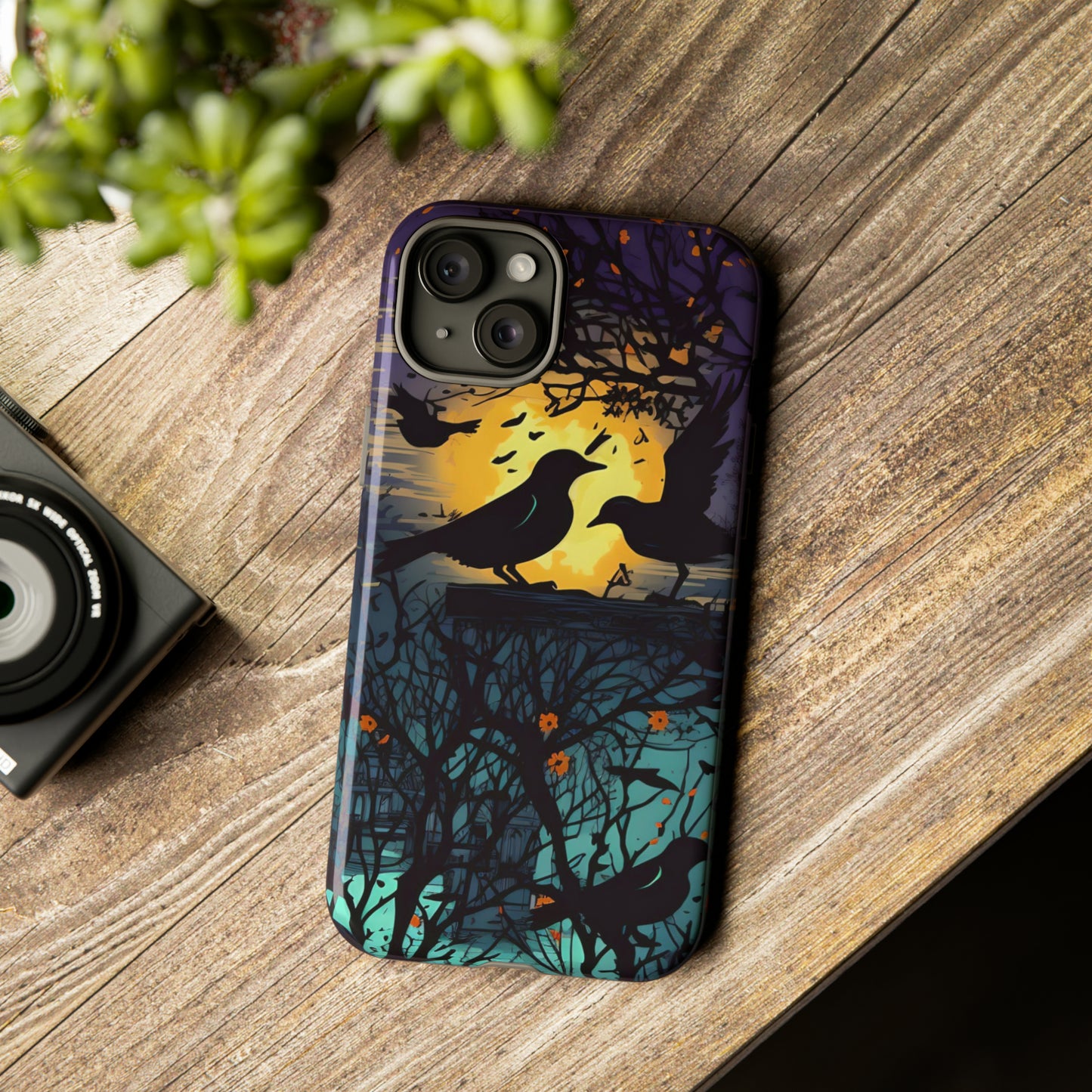 Raven's Reverie Protective Phone Tough Cases for Apple iPhone, Samsung Galaxy, or Google Pixel