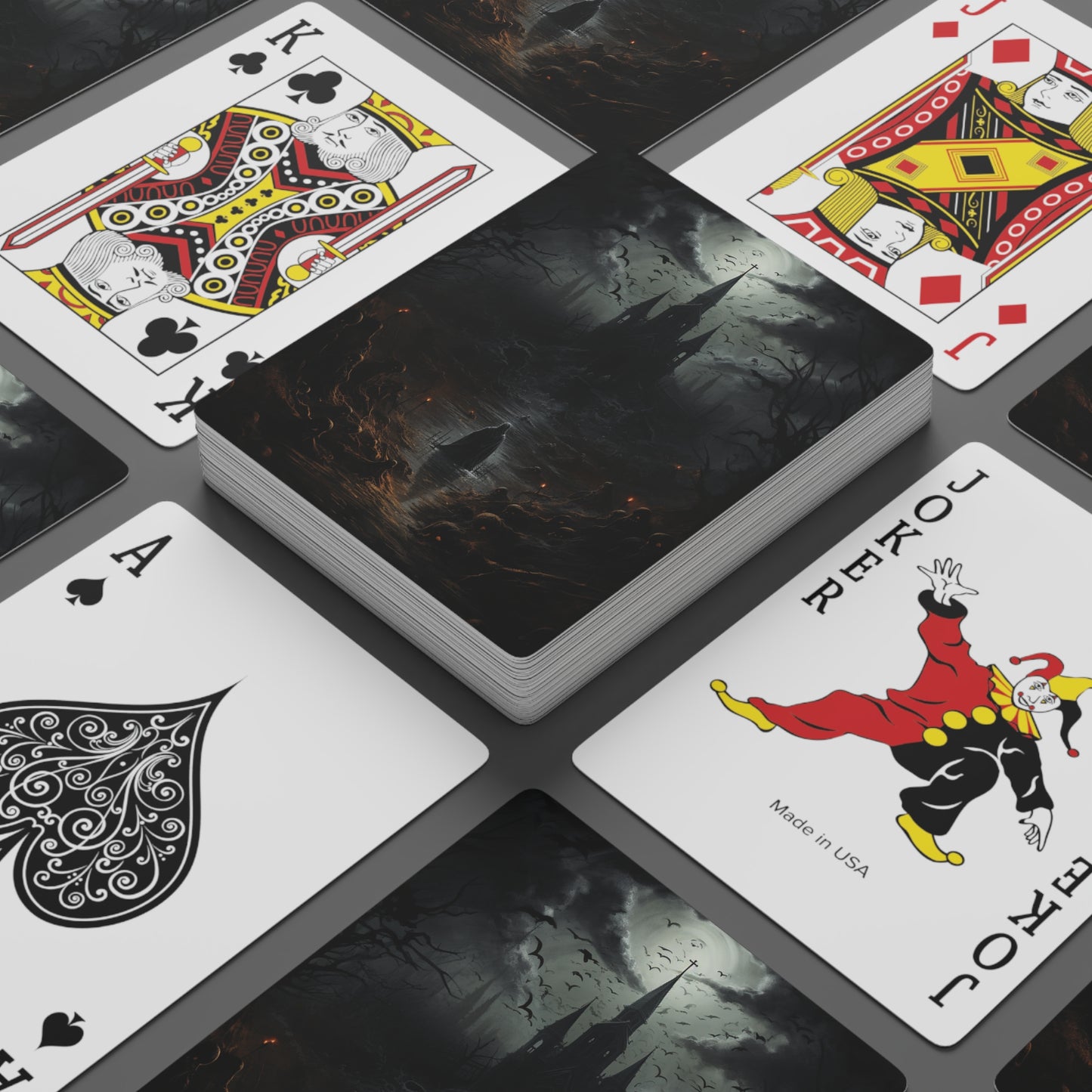 Dark Realm Gothic Horror Poker Playing Cards