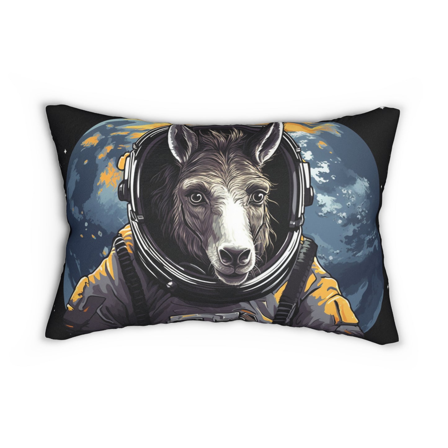 Cosmic Donkey Lumber Pillow with Removable Case