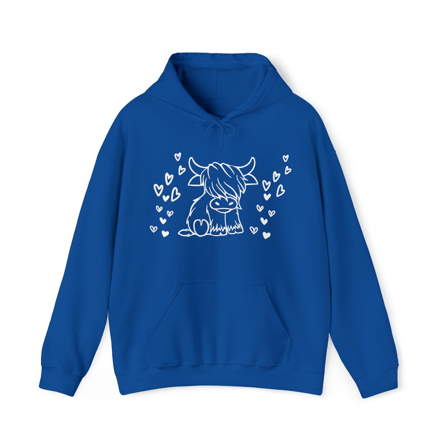 Highland Cow Love Hoodie