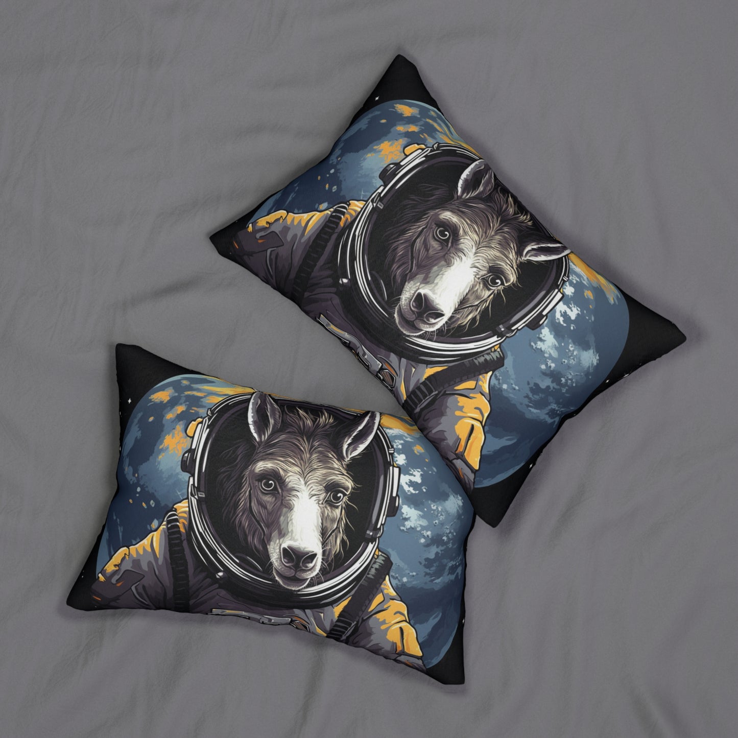 Cosmic Donkey Lumber Pillow with Removable Case