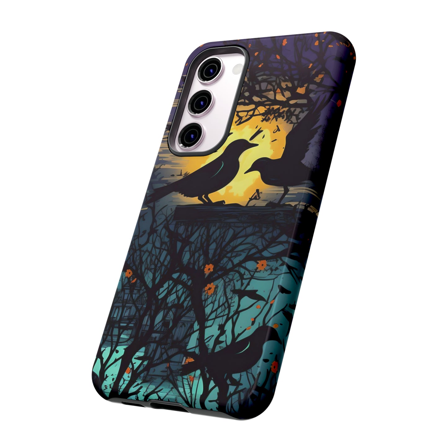 Raven's Reverie Protective Phone Tough Cases for Apple iPhone, Samsung Galaxy, or Google Pixel