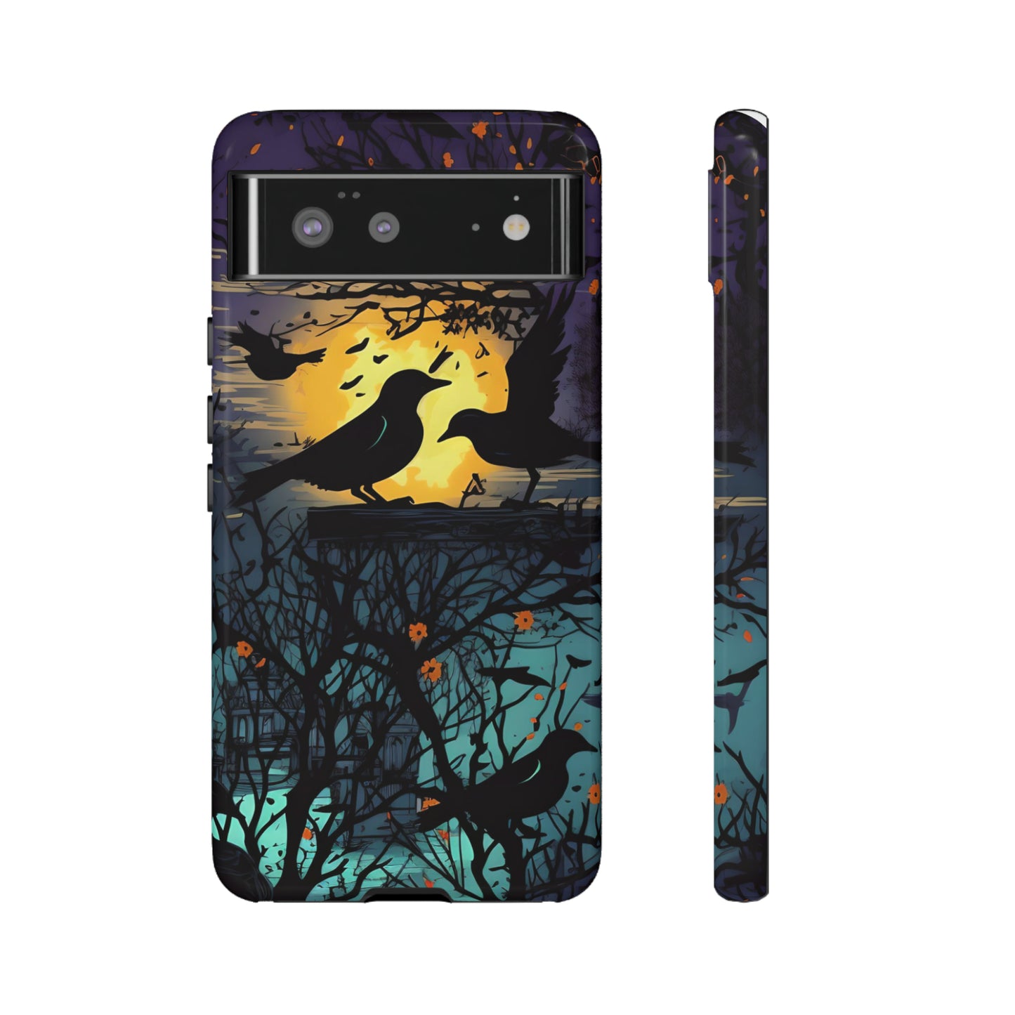 Raven's Reverie Protective Phone Tough Cases for Apple iPhone, Samsung Galaxy, or Google Pixel