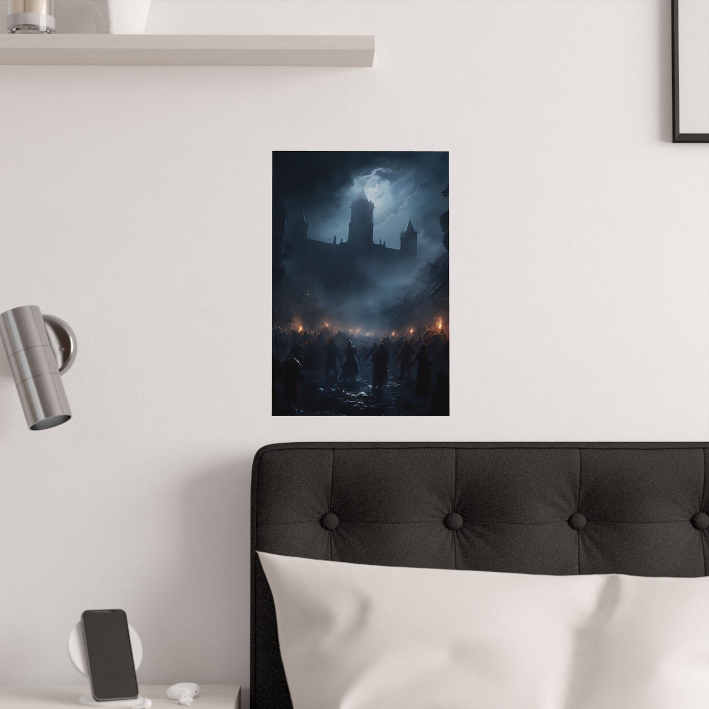 The Battle - Gothic Horror Wall Poster