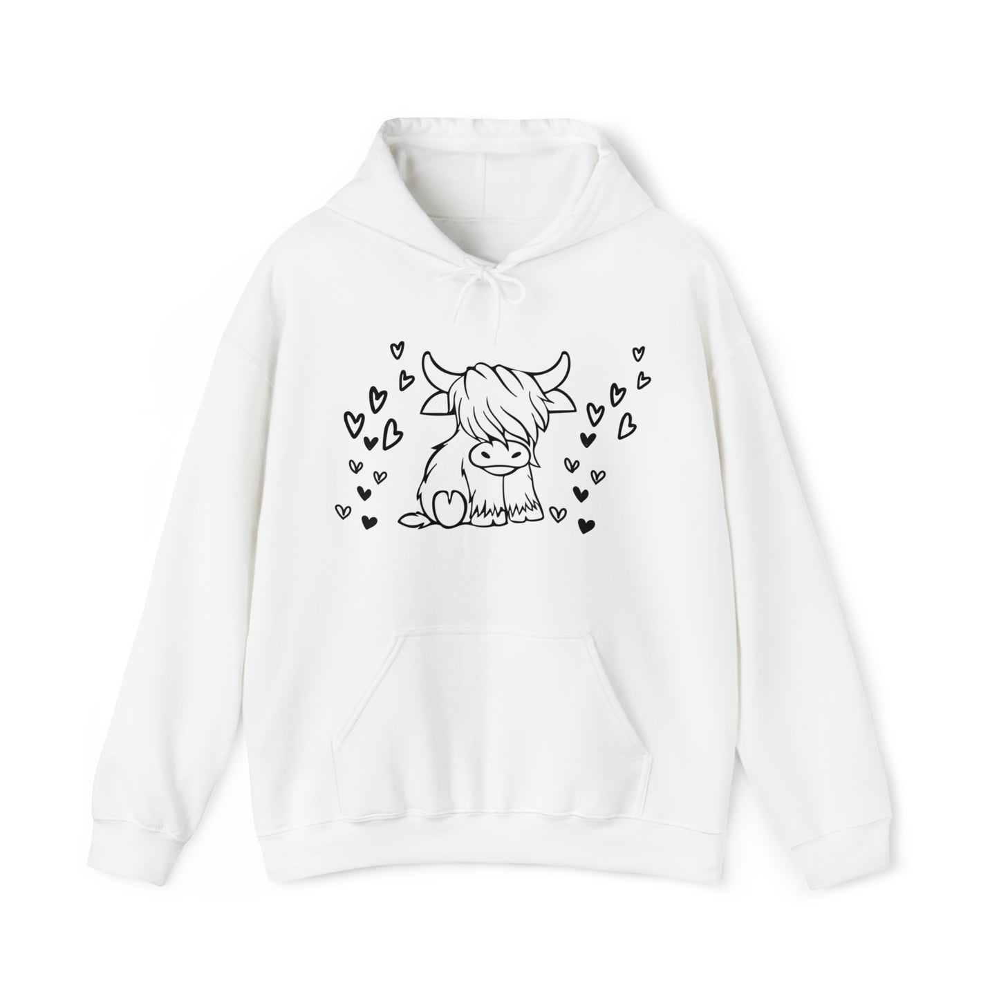 Highland Cow Love Hoodie