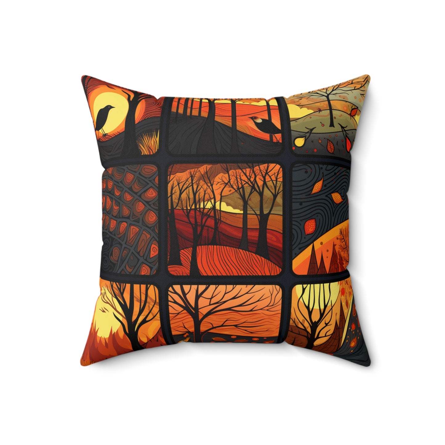 Autumn Scenic Accent Pillow