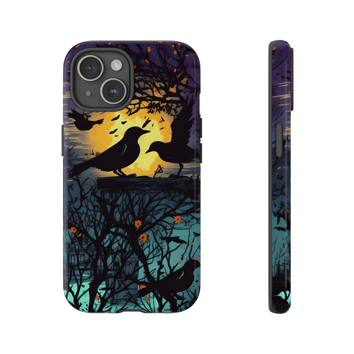 Raven's Reverie Protective Phone Tough Cases for Apple iPhone, Samsung Galaxy, or Google Pixel