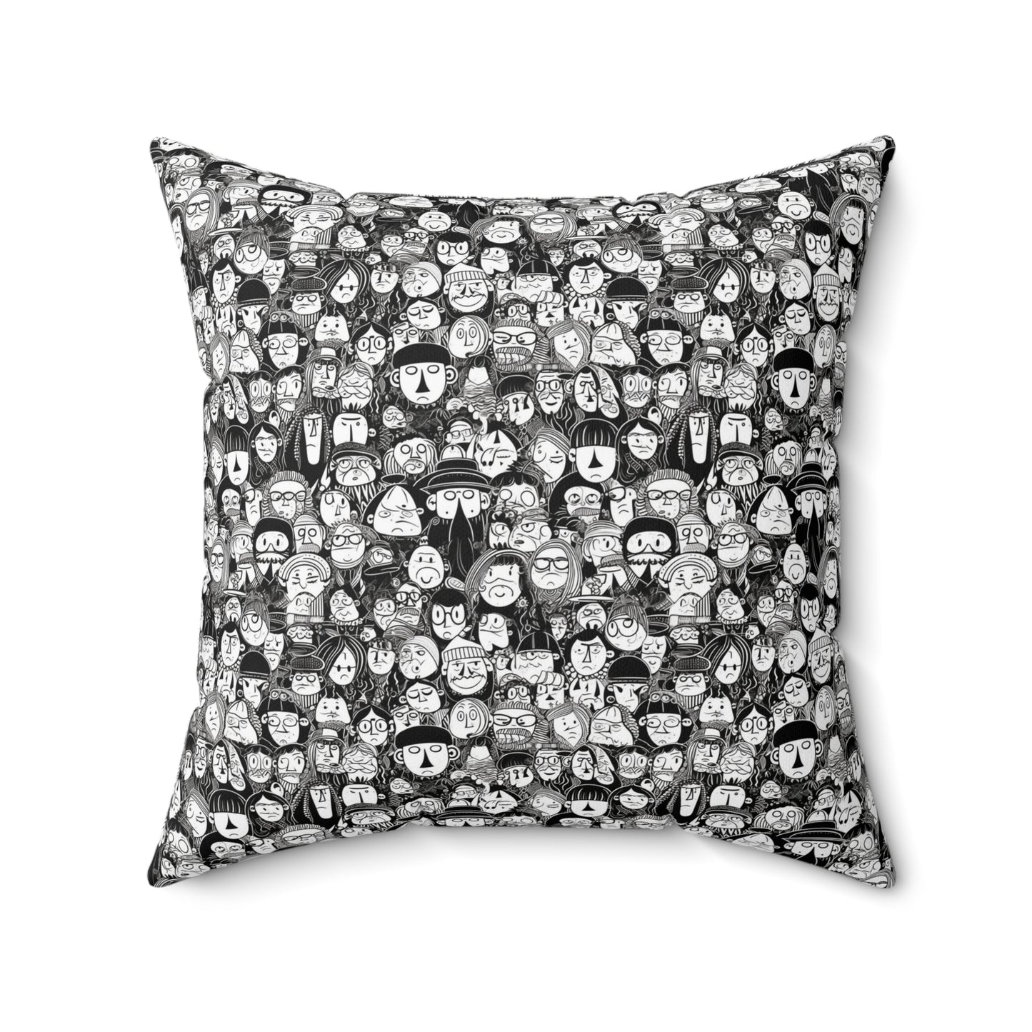 Part of the Crowd Accent Throw Pillow