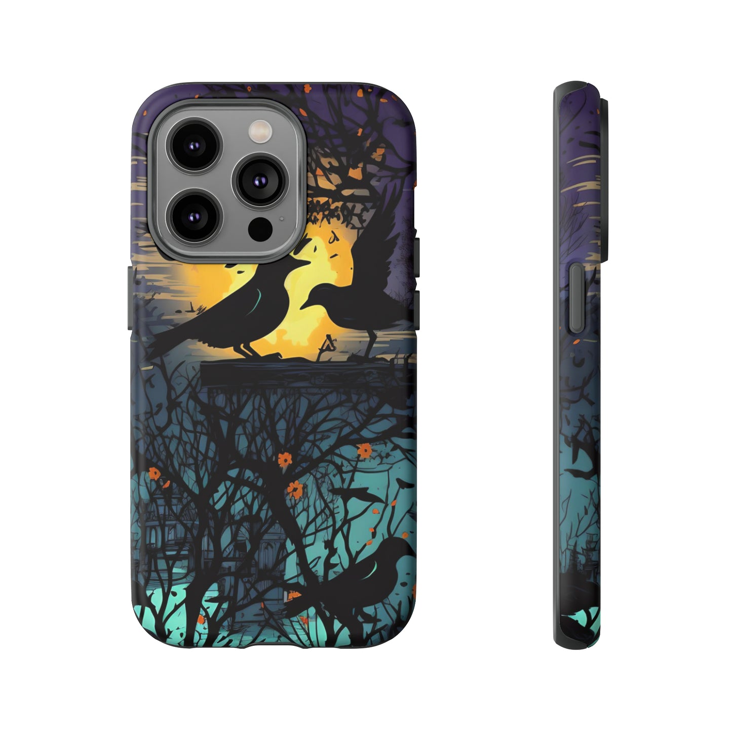 Raven's Reverie Protective Phone Tough Cases for Apple iPhone, Samsung Galaxy, or Google Pixel