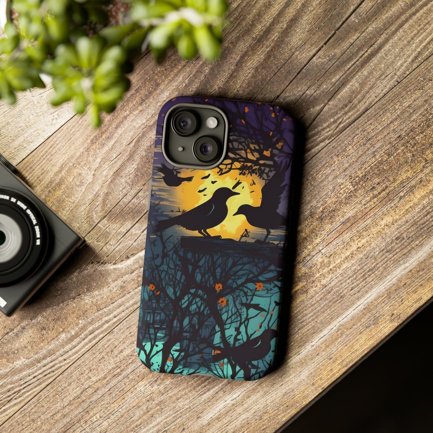 Raven's Reverie Protective Phone Tough Cases for Apple iPhone, Samsung Galaxy, or Google Pixel