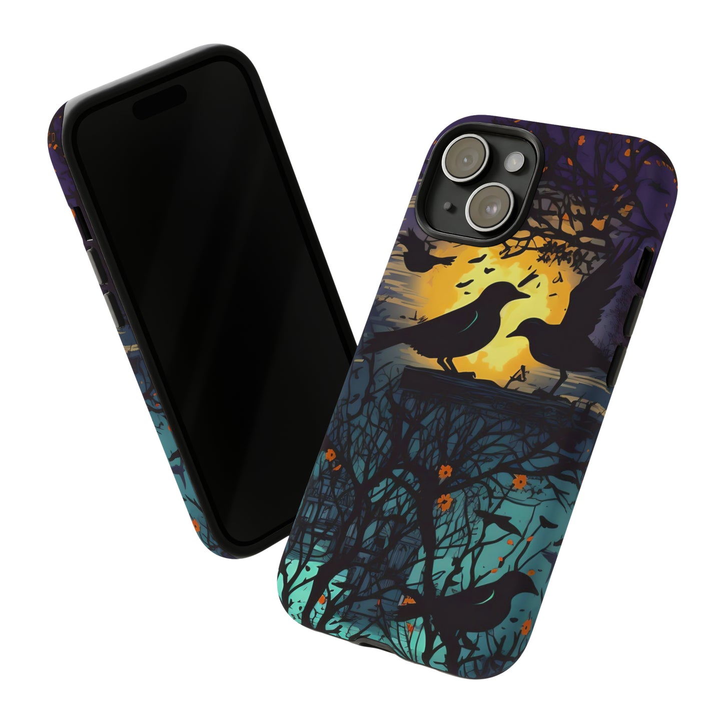 Raven's Reverie Protective Phone Tough Cases for Apple iPhone, Samsung Galaxy, or Google Pixel