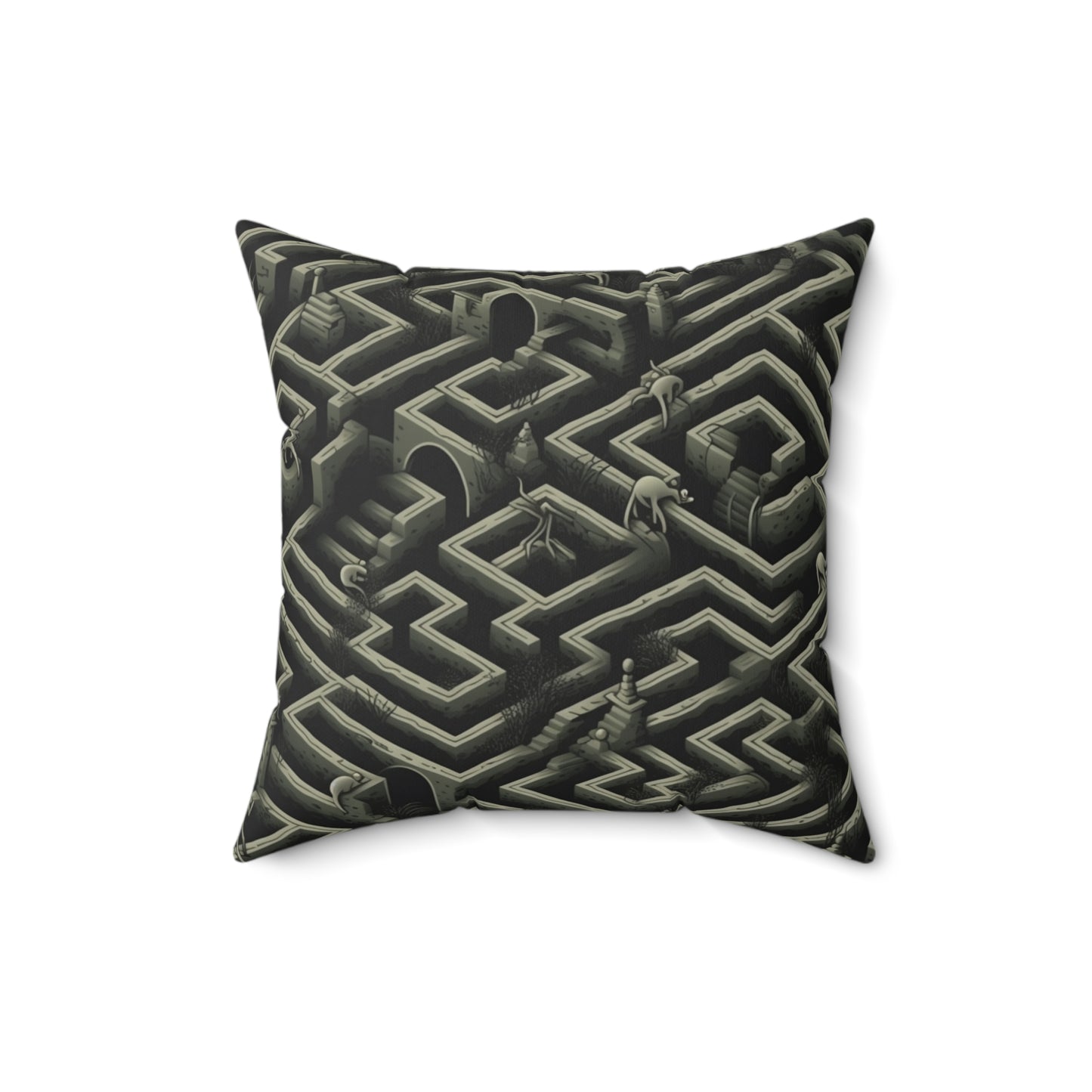 A-Maze-ing Spun Polyester Accent Throw Pillow