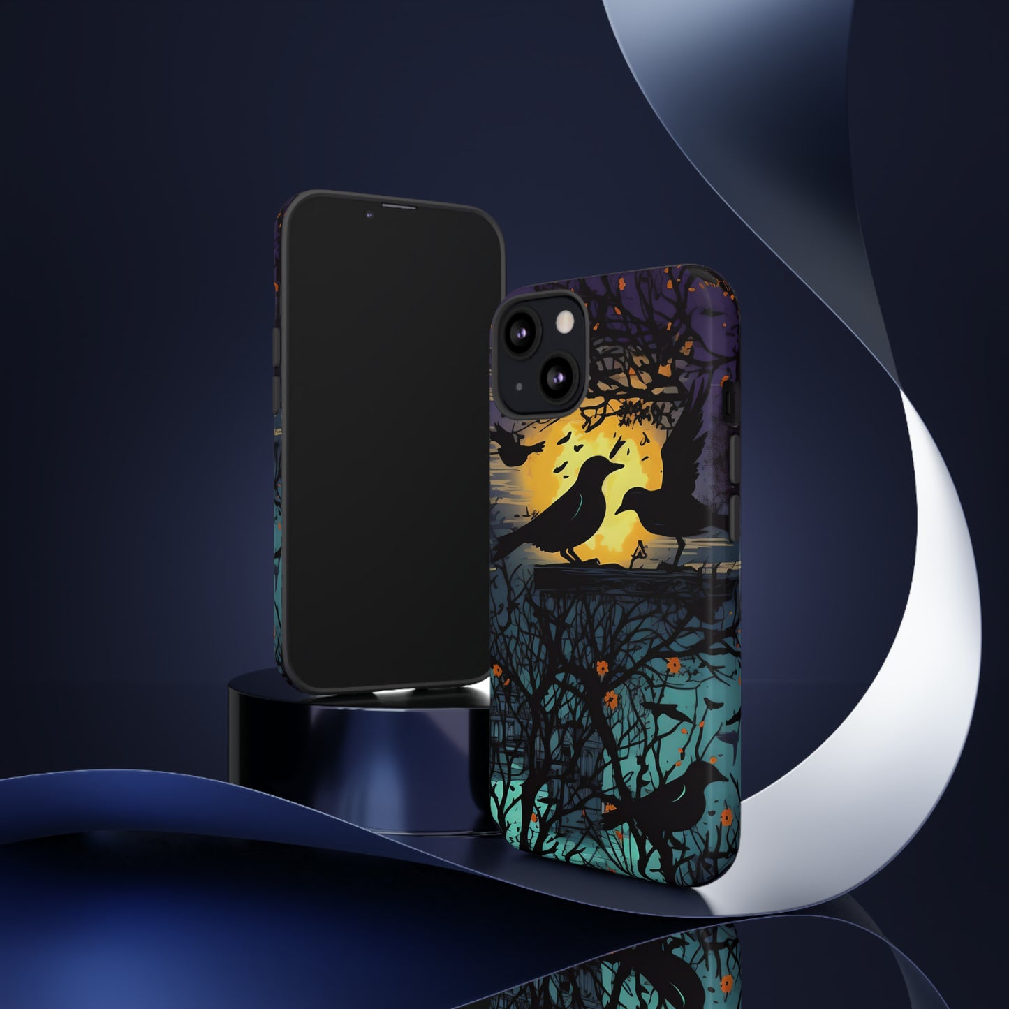 Raven's Reverie Protective Phone Tough Cases for Apple iPhone, Samsung Galaxy, or Google Pixel