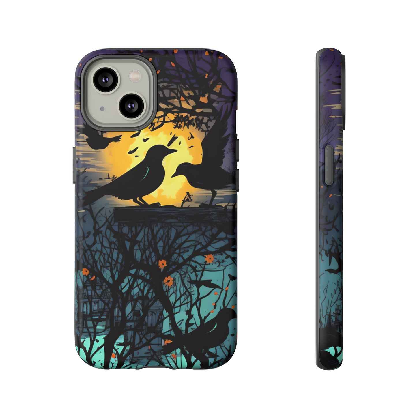 Raven's Reverie Protective Phone Tough Cases for Apple iPhone, Samsung Galaxy, or Google Pixel