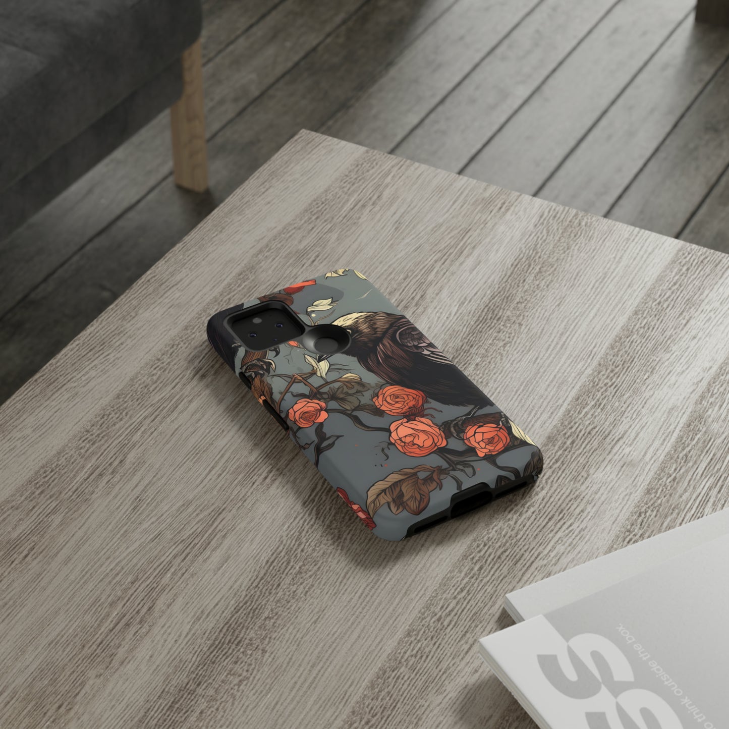 Raven's Floral Reverie Protective Phone Tough Cases