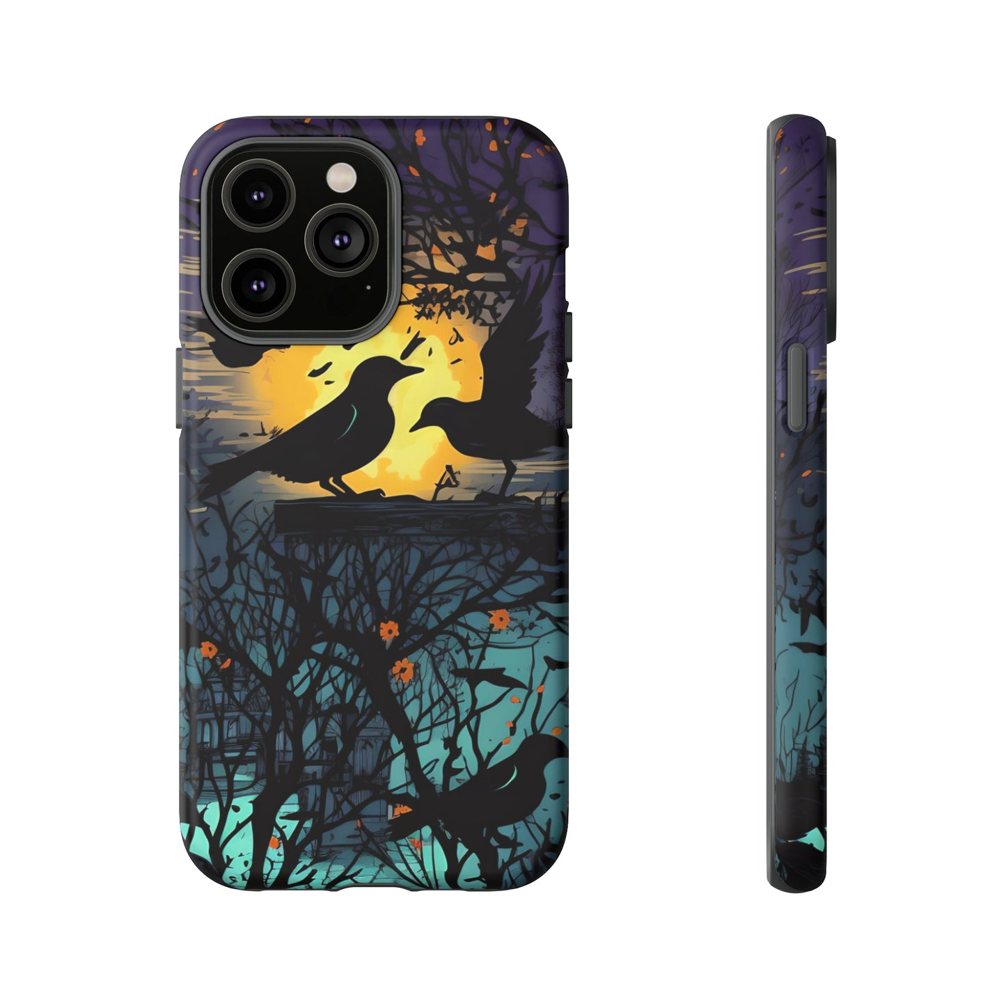 Raven's Reverie Protective Phone Tough Cases for Apple iPhone, Samsung Galaxy, or Google Pixel