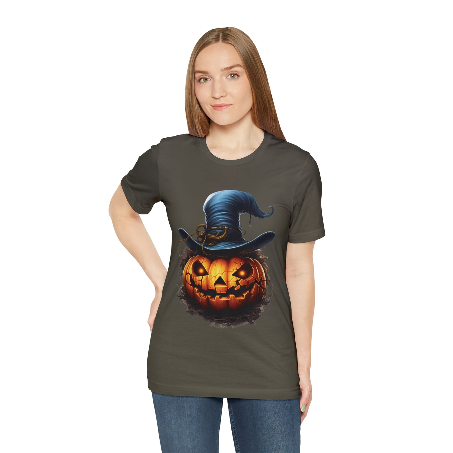 Spooktacular Halloween Pumpkin T-Shirt