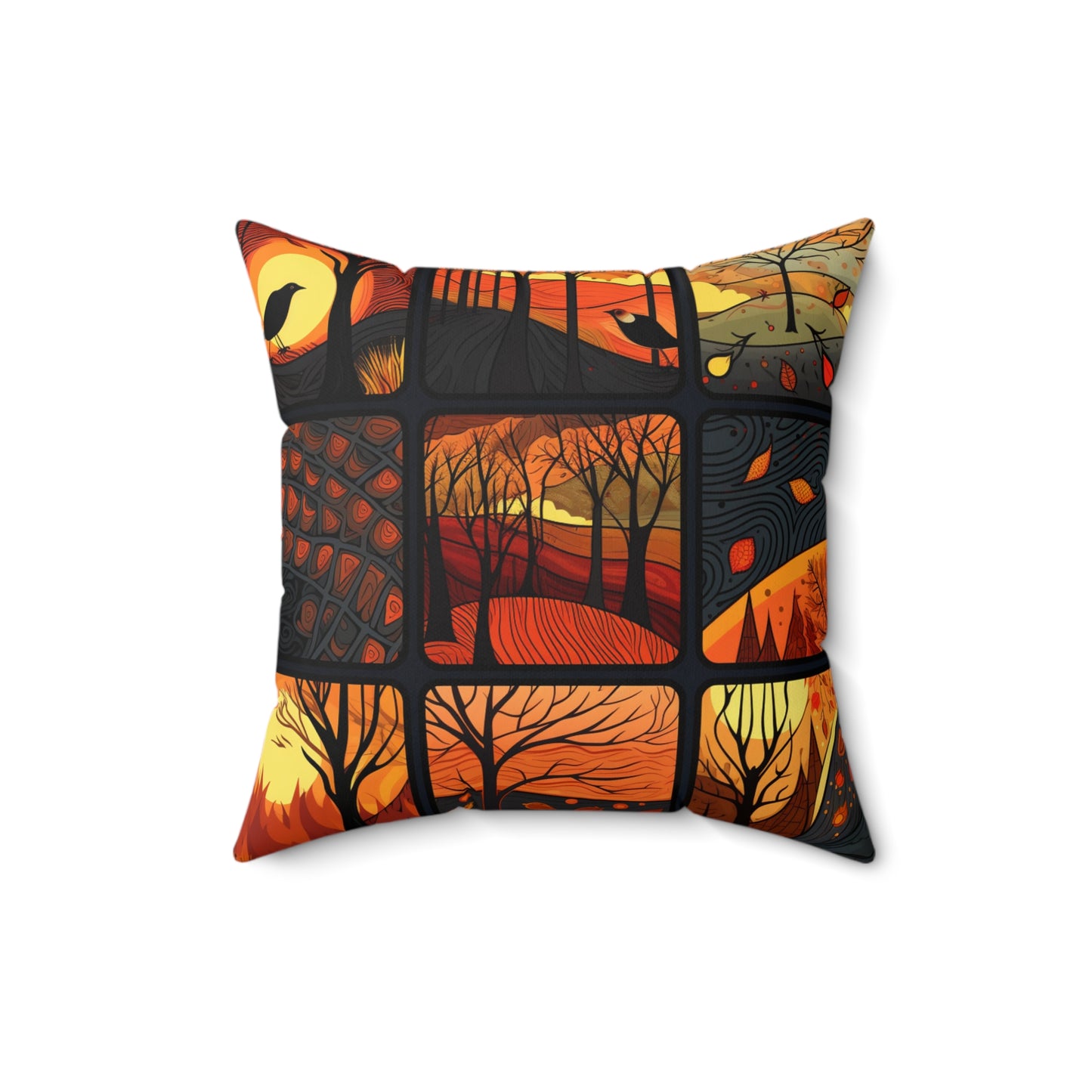 Autumn Scenic Accent Pillow