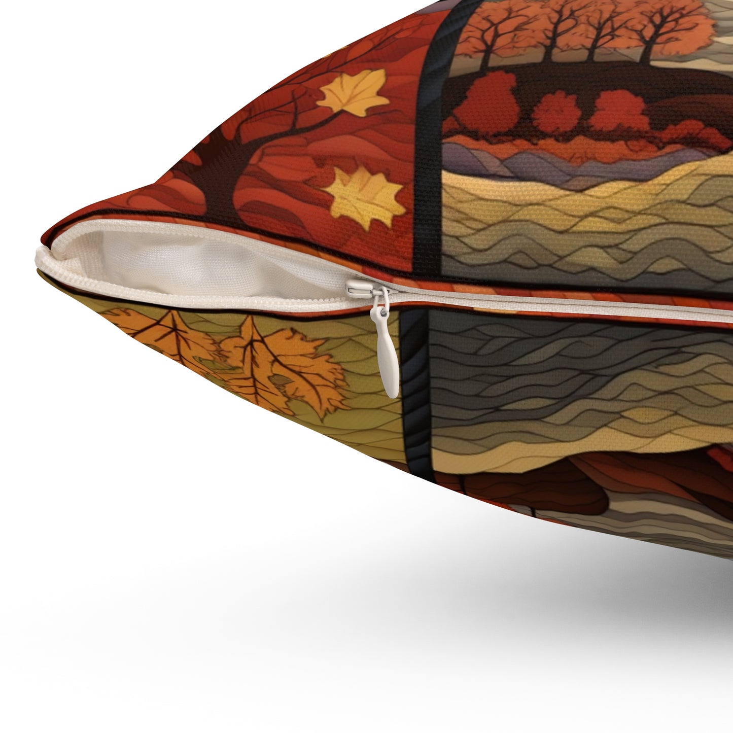 Autumn Scenic Accent Throw Pillow