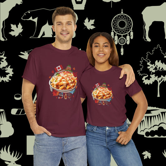 For the love of Poutine - Heavy Cotton Short Sleeve T-Shirt