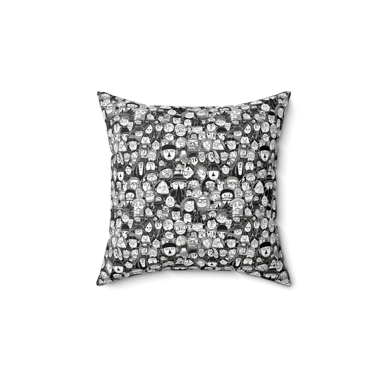 Part of the Crowd Accent Throw Pillow