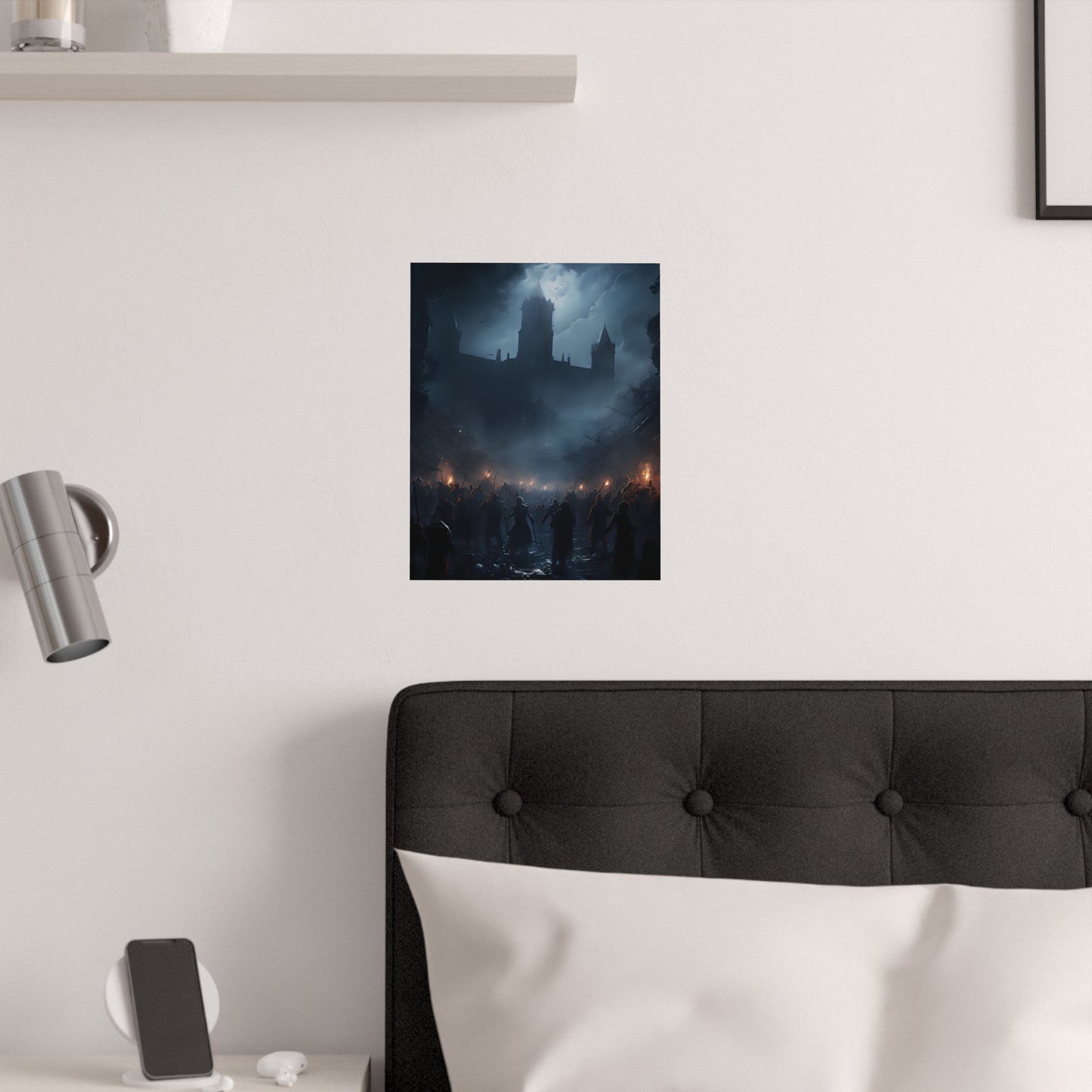 The Battle - Gothic Horror Wall Poster