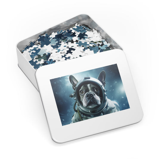 Pug Space Walk Scenic Jigsaw Puzzle Many Size Options