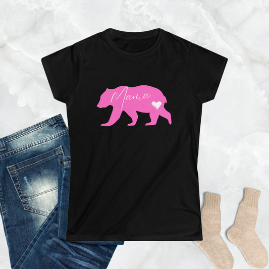 MAMA Bear Women's Softstyle T-Shirt