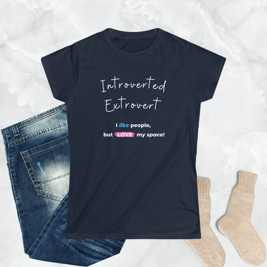 Introvert Extrovert Women's Softstyle T-Shirt