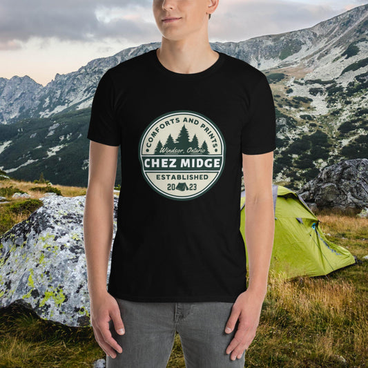 Chez Midge - Green Logo - Short-Sleeve Unisex T-Shirt