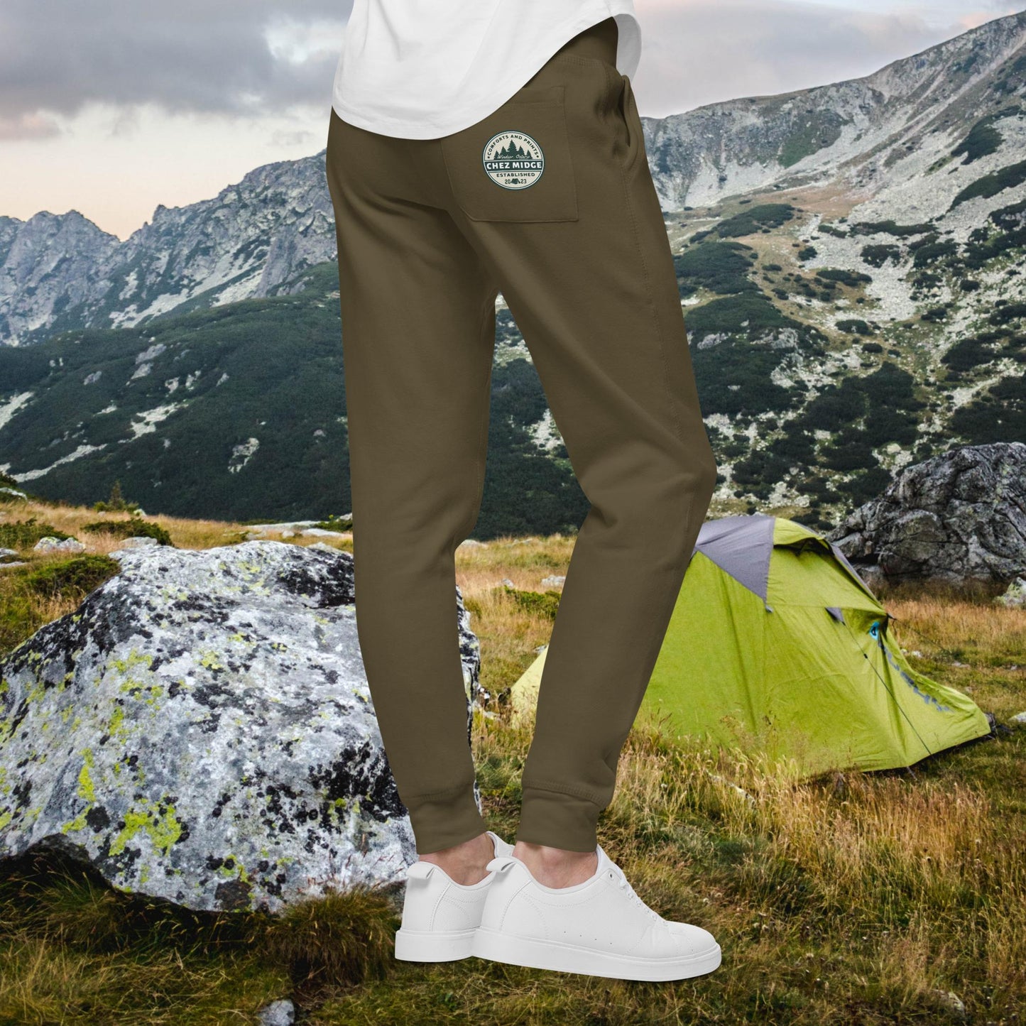 Camp Life with Logo Unisex Fleece Sweatpants